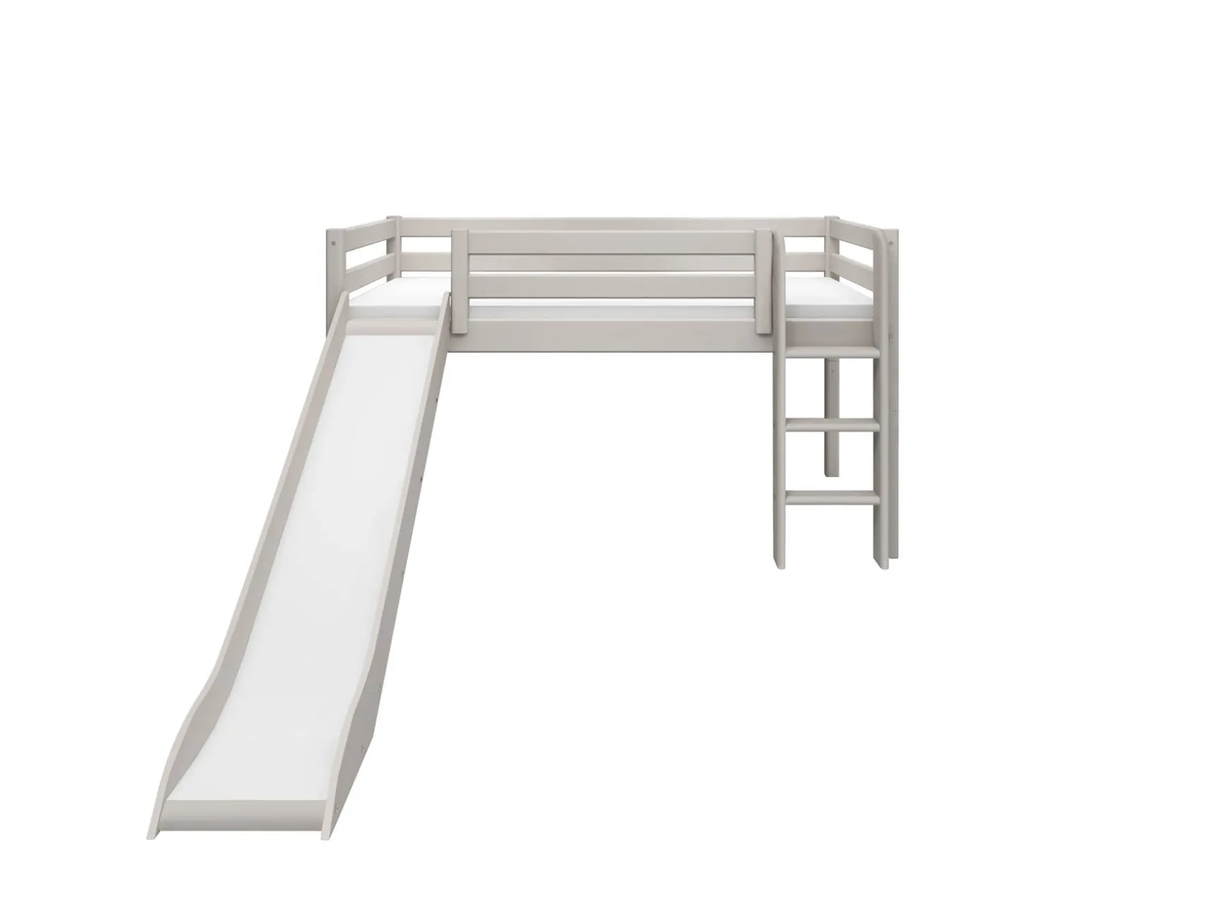 FLEXA Beds With Slide|Mid High Beds*Mid-high bed w. straight ladder and slide