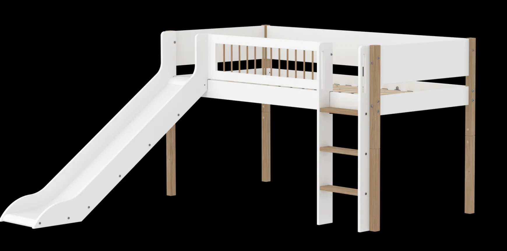 FLEXA Mid High Beds*Mid-high bed with slide