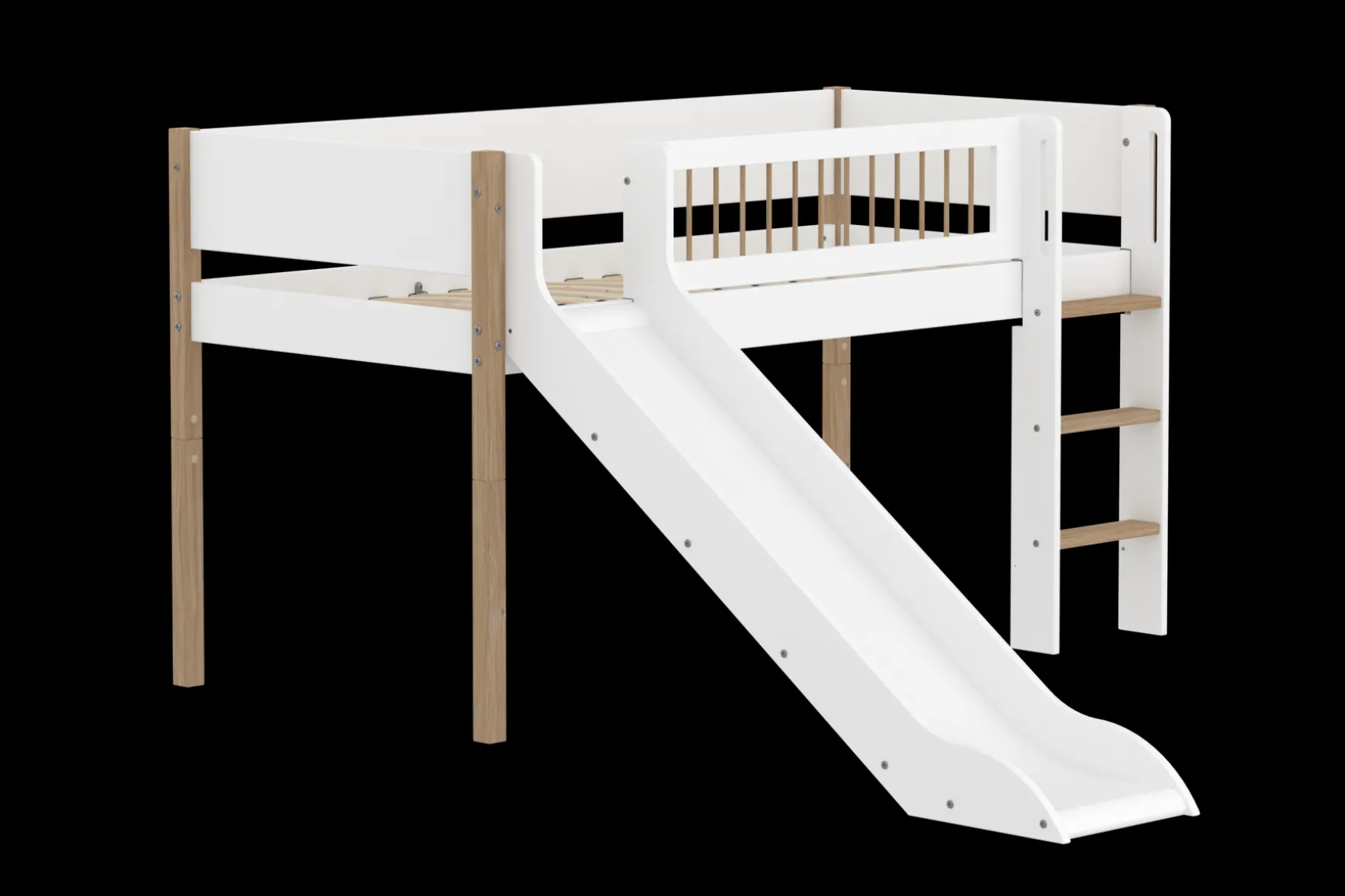 FLEXA Mid High Beds*Mid-high bed with slide