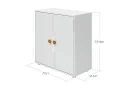FLEXA Bookcases|Bookcases*Mini bookcase, 2 doors