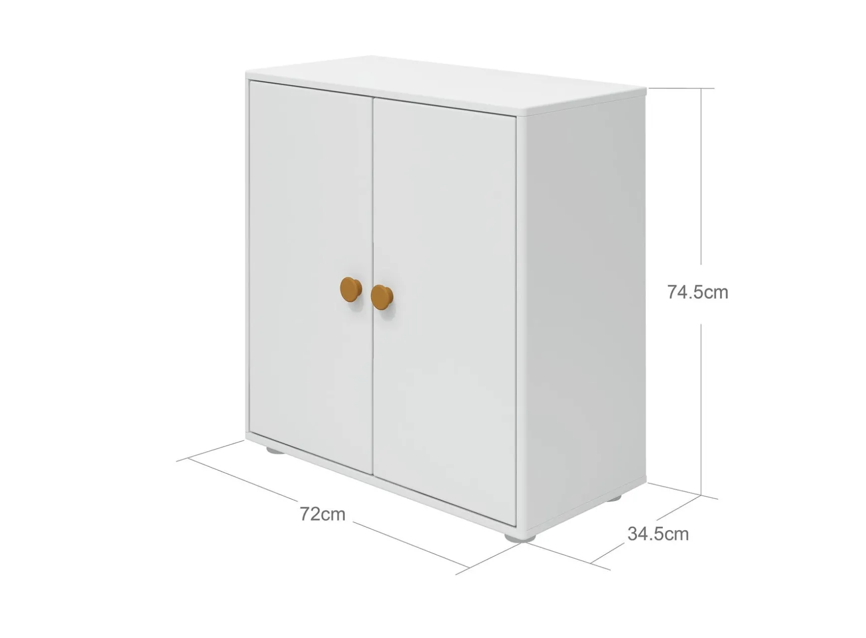 FLEXA Bookcases|Bookcases*Mini bookcase, 2 doors