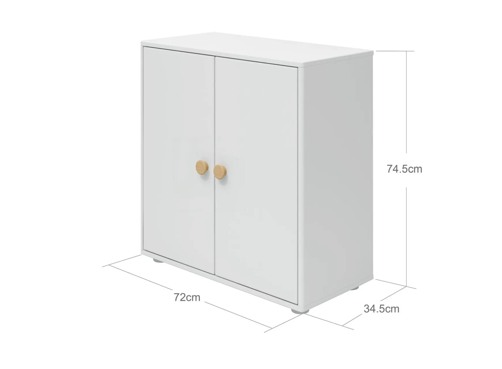 FLEXA Bookcases|Bookcases*Mini bookcase, 2 doors