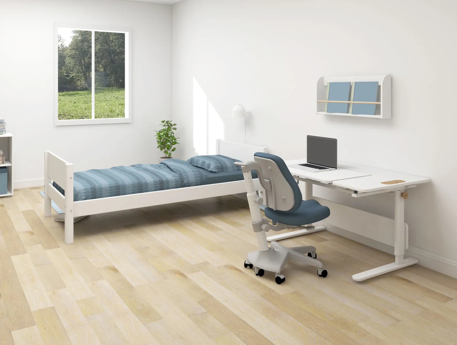 FLEXA Desks*MOBY left up study desk