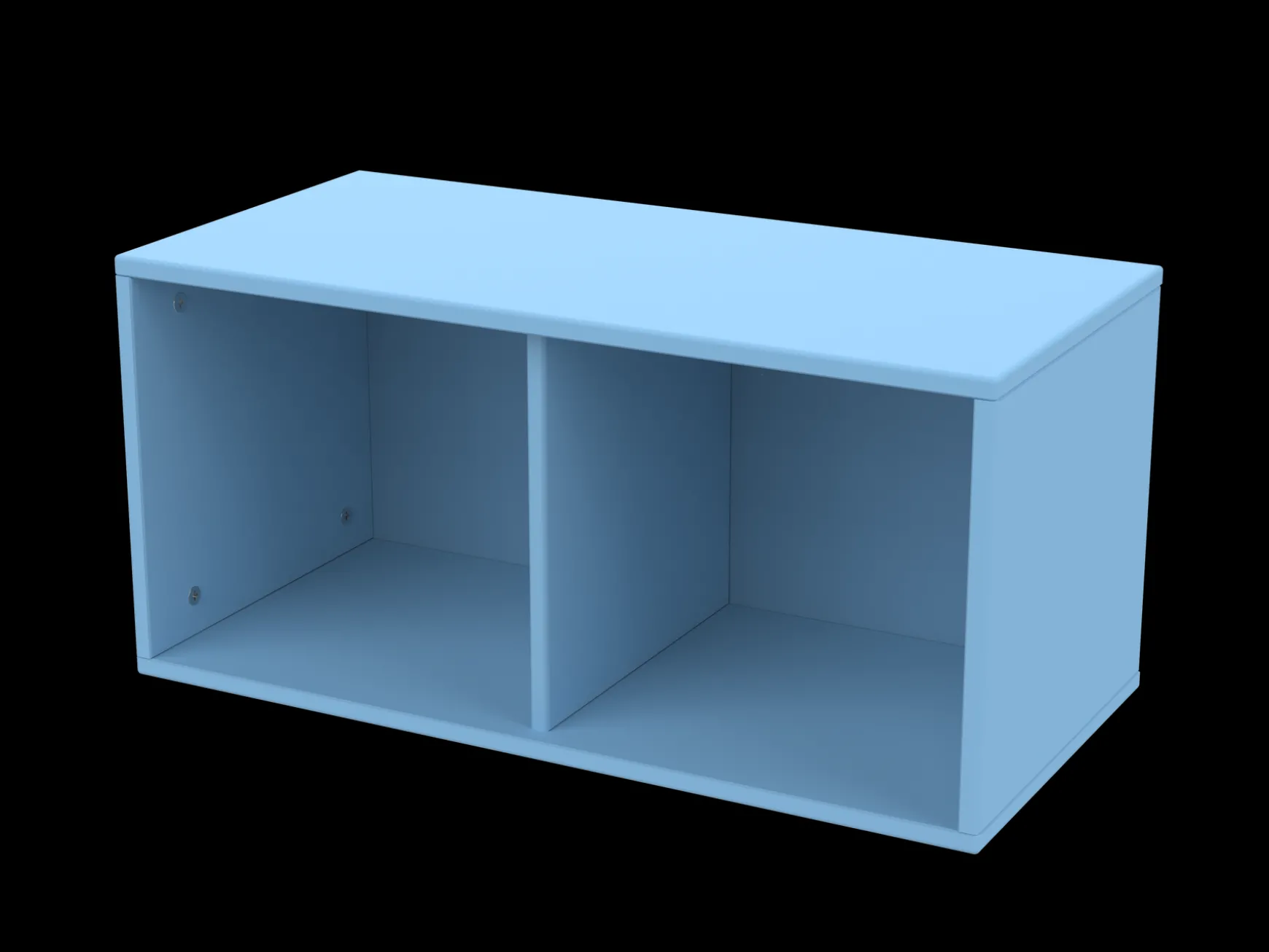 FLEXA Bookcases|Bookcases*ROOMIE Bookcase, 72 cm, MDF, Blue Skies