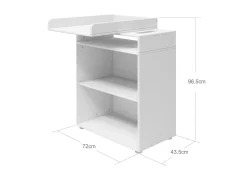 FLEXA Changing Tables*ROOMIE Changing table, 1 shelf,
