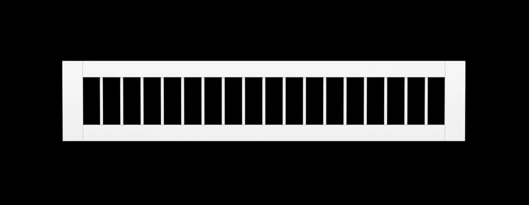FLEXA Safety Rails*Safety Rail w. bars 3/4, 200cm