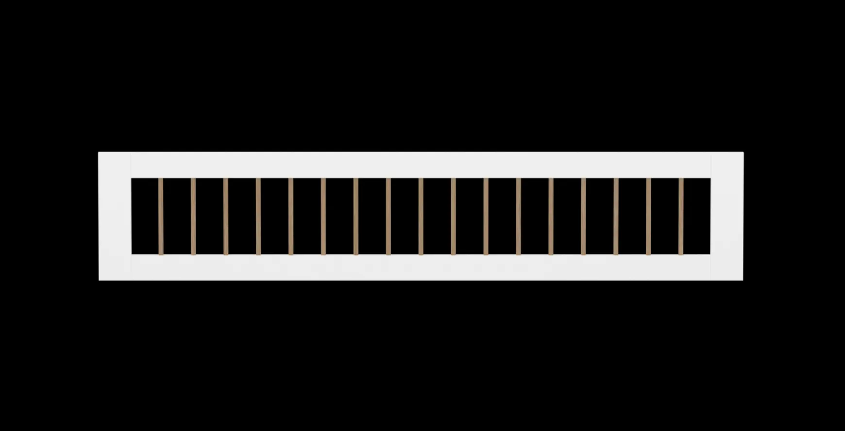 FLEXA Safety Rails*Safety Rail w. Bars 3/4, 200cm