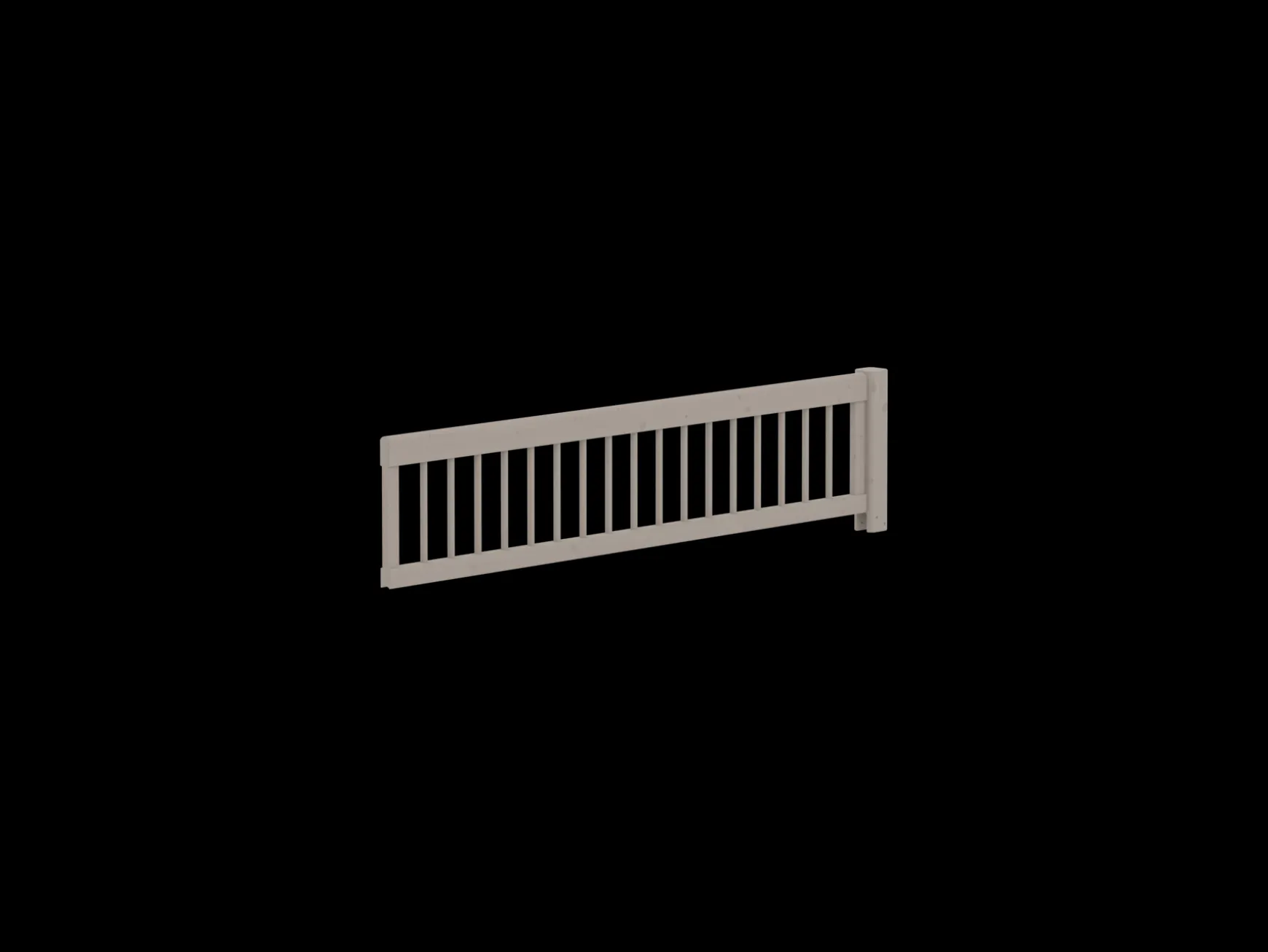 FLEXA Safety Rails*Safety rail w. bars 3/4, 200cm