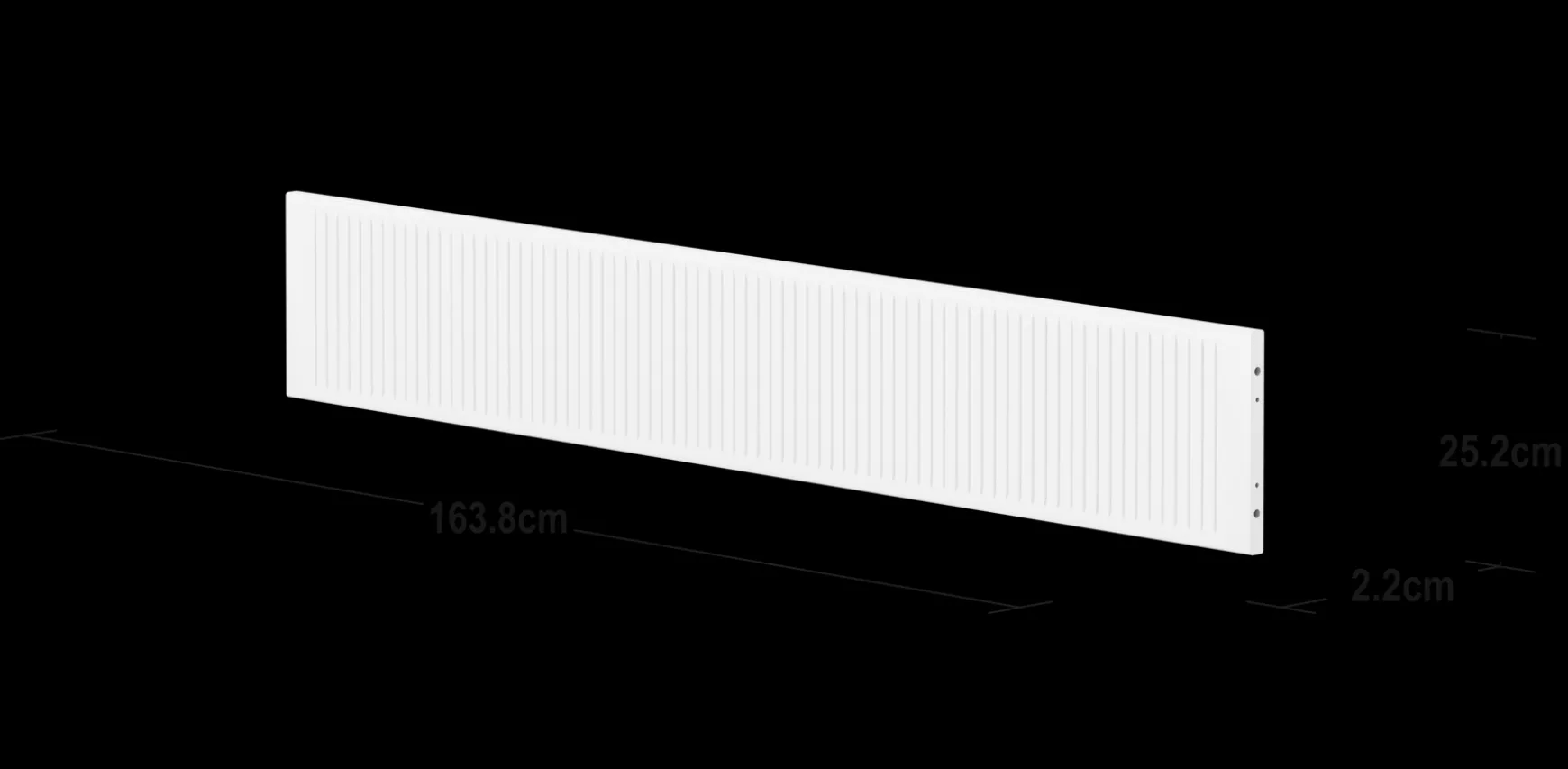 FLEXA Safety Rails*Safety Rail w. grooves 3/4, 200cm