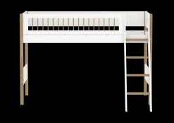 FLEXA Mid High Beds*Semi-high bed w. slanting ladder
