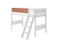 FLEXA Mid High Beds*Semi-high bed w. slanting ladder
