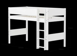 FLEXA Mid High Beds*Semi-high bed w. straight ladder