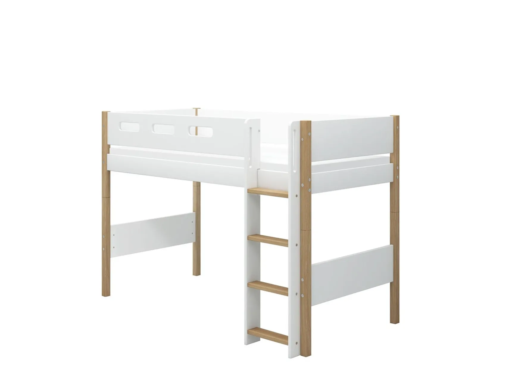 FLEXA Mid High Beds*Semi-high bed w. straight ladder