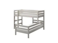 FLEXA Bunk Beds|Mid High Beds*Semi-high bed w. straight ladder
