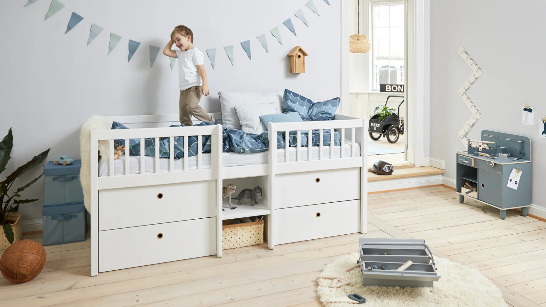 FLEXA Beds With Drawers|Single Beds*Single bed