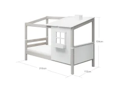 FLEXA House Bed Parts|House Beds*Single bed w. 1/2 Classic House