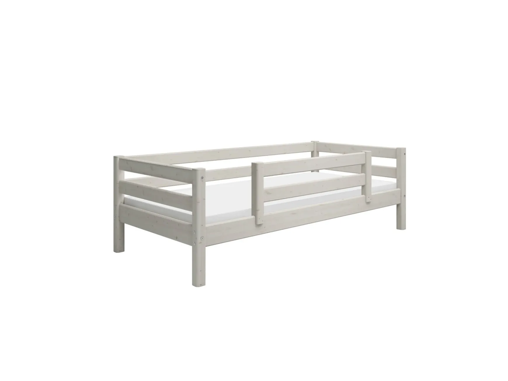 FLEXA Single Beds*Single bed w. centered safety rail
