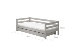 FLEXA Beds With Drawers|Single Beds*Single bed with 2 drawers