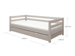 FLEXA Beds With Pull-Out Bed|Single Beds*Single bed with pull-out bed