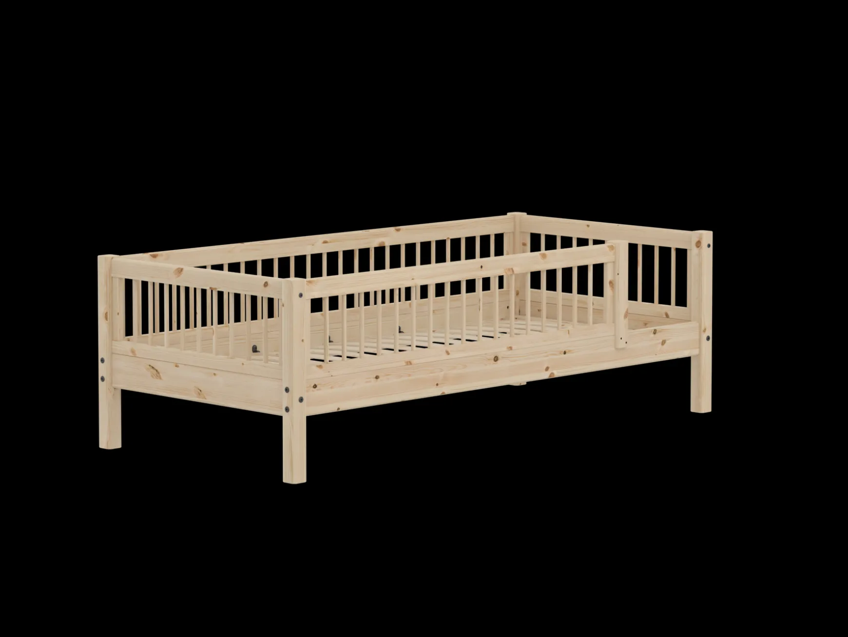 FLEXA Single Beds*Single bed with safety rail