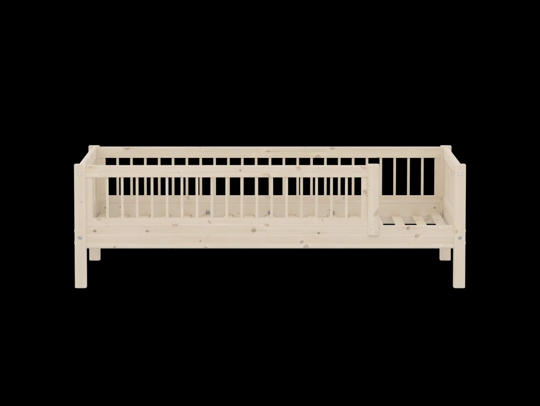FLEXA Single Beds*Single bed with safety rail
