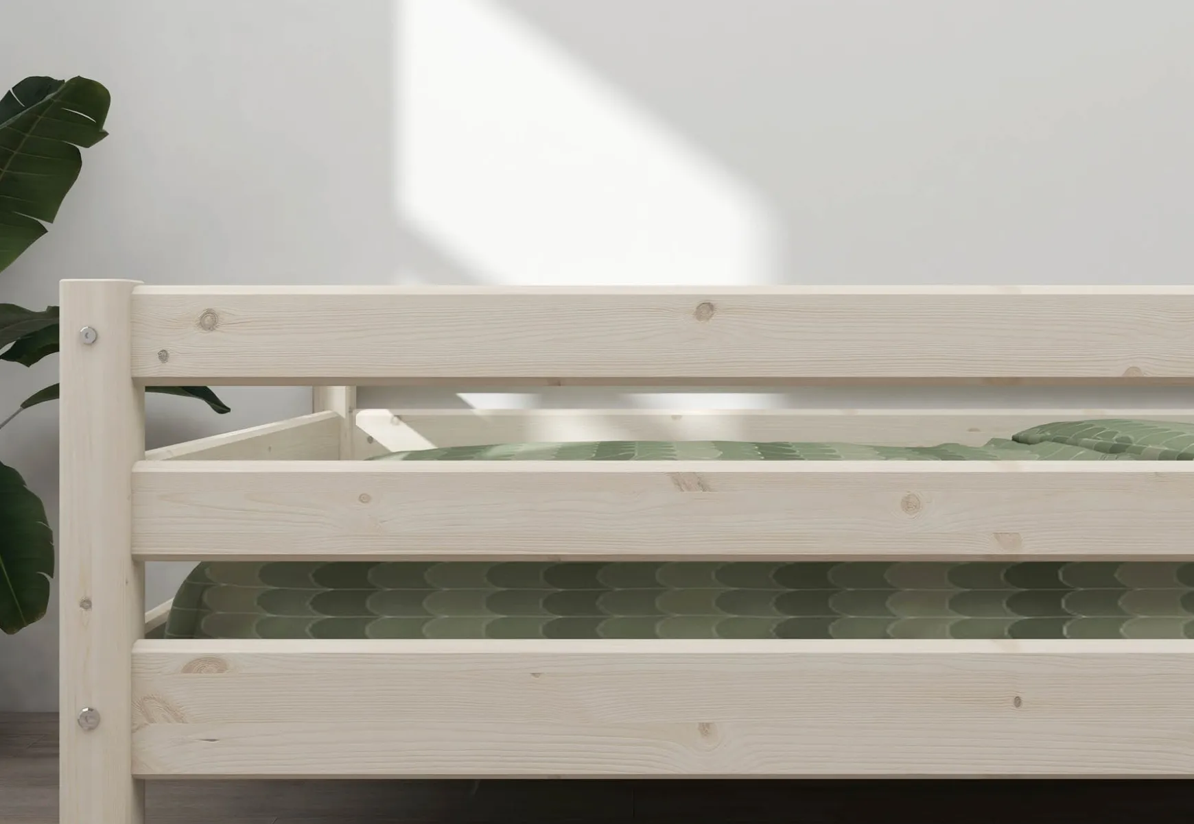 FLEXA Single Beds*Single bed with safety rail