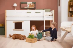 FLEXA House Bed Parts*Treehouse Bed Fronts, oak frame