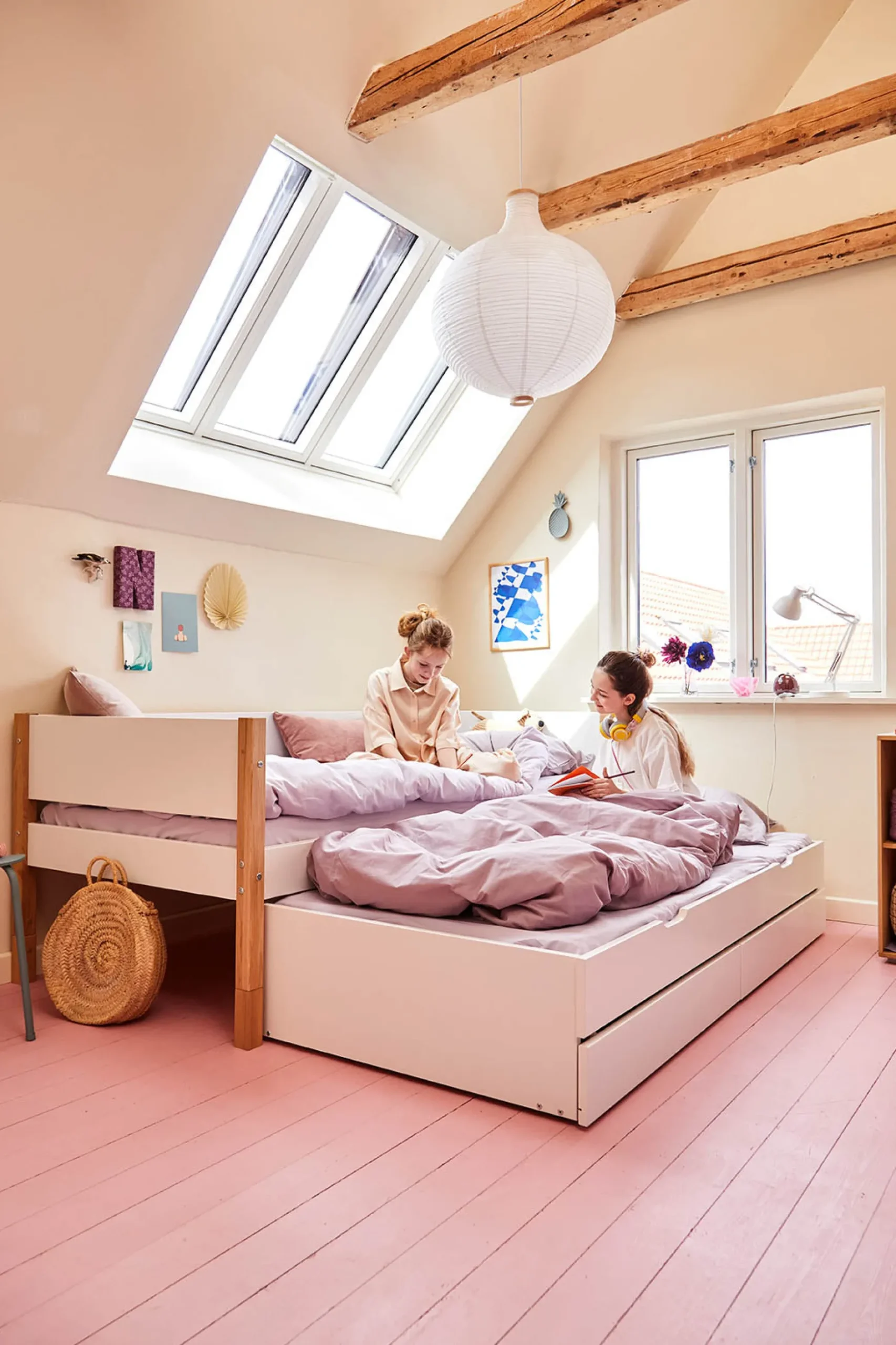 FLEXA Pull-Out Beds|Bed Drawers*Trundle pull-out bed