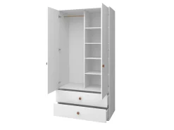 FLEXA Wardrobes*Wardrobe, 2 doors + 2 drawers