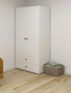 FLEXA Wardrobes*Wardrobe, 2 doors + 2 drawers
