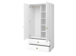FLEXA Wardrobes*Wardrobe, 2 doors + 2 drawers