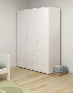 FLEXA Wardrobes*Wardrobe, 3 doors + 2 drawers