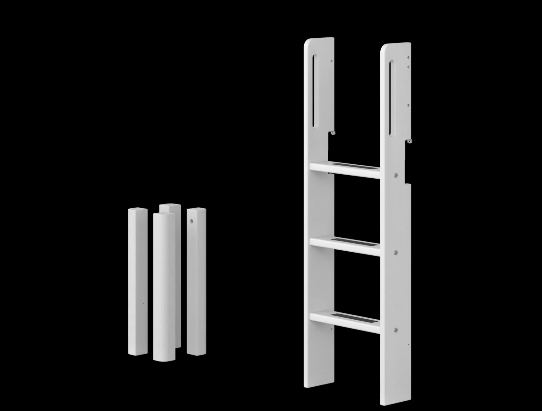 FLEXA Rebuild*- Straight ladder and legs for mid-high bed