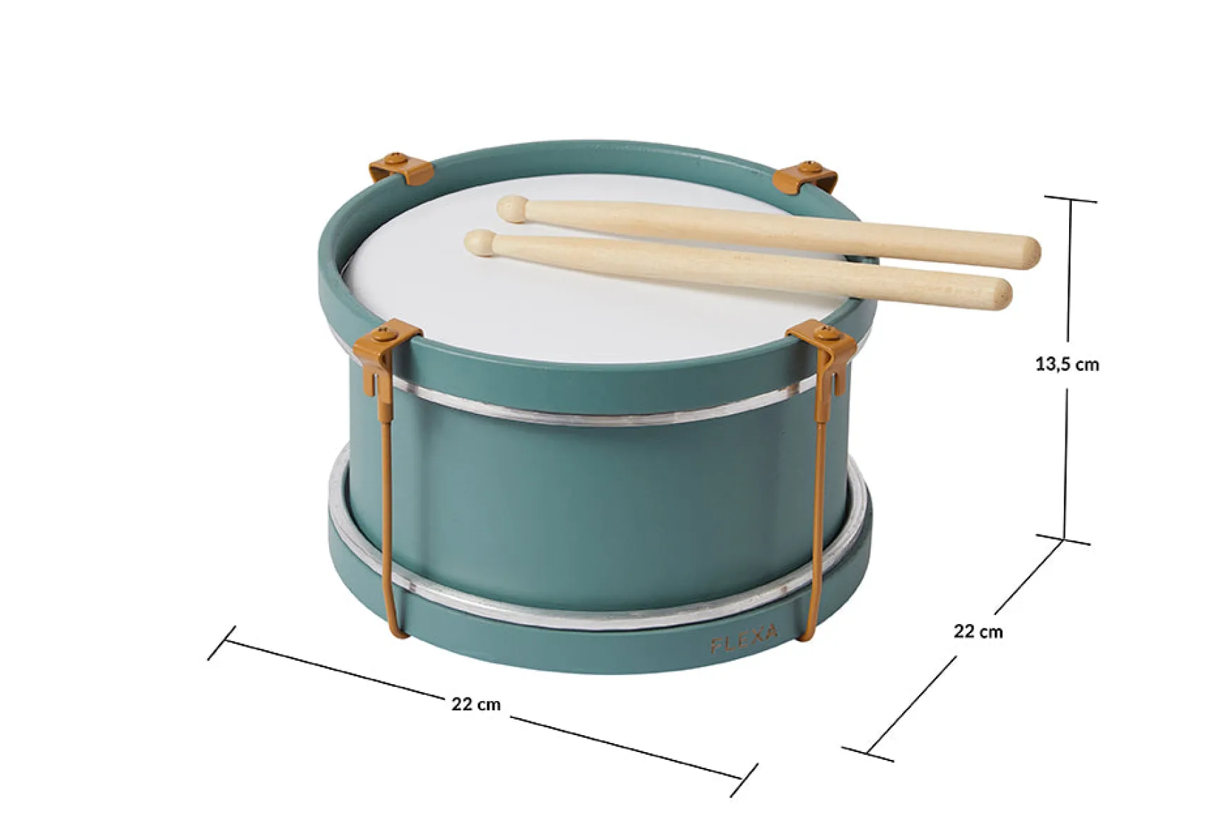 FLEXA 5 Years Old|3 Years Old*Wooden Drum - midi