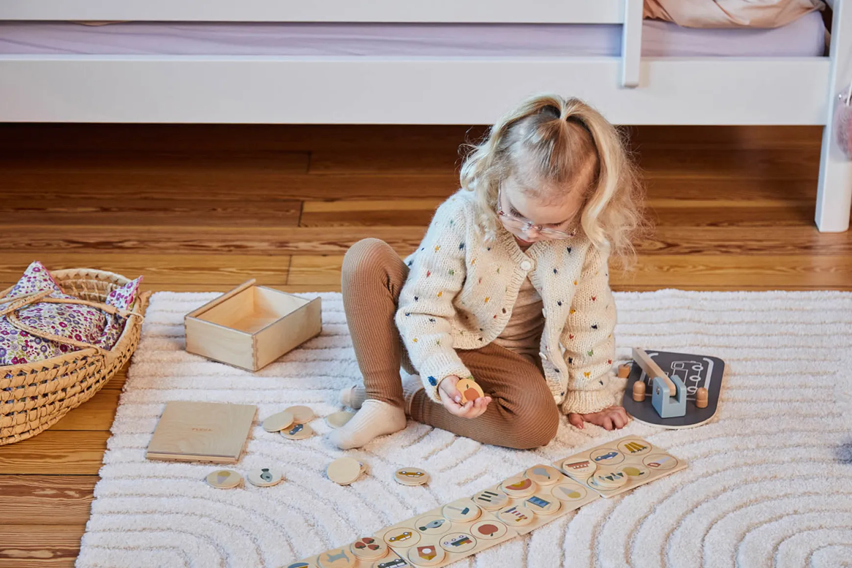 FLEXA 6 Years Old|5 Years Old*Wooden Picture Lotto