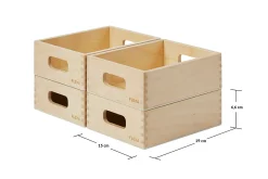 FLEXA 6 Years Old|5 Years Old*Wooden Storage Box Set - mini